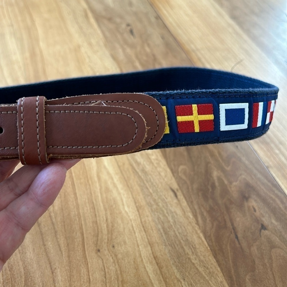 Preston Navy Code Flag Belt - Picture 3 of 15
